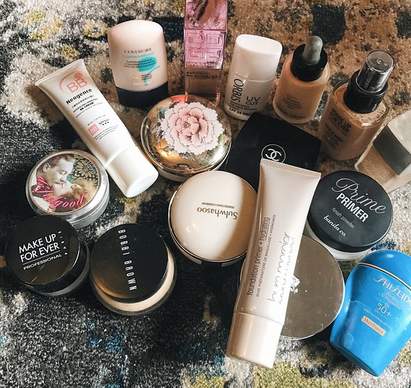 妆前乳隔离日记,隔离散粉粉底液妆前乳