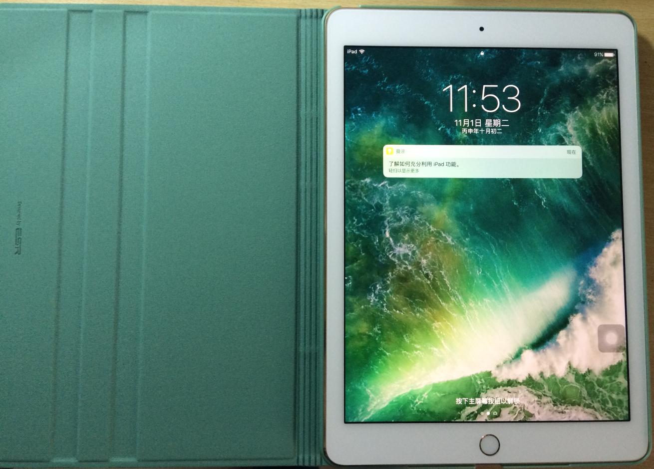 ipadair232G开箱,ipadair2银色开箱