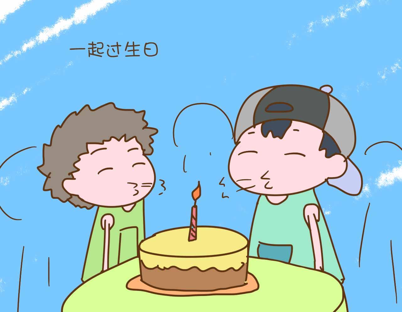 孩子在幼儿园过生日孩子很开心,在幼儿园孩子过生日
