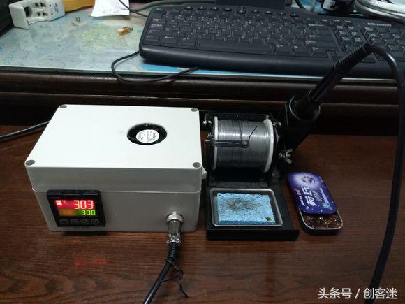 自己做加热焊接机,恒温电烙铁数显焊台220v