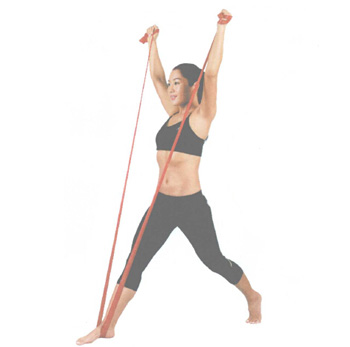 减肩部赘肉最快的方法,减力带的训练方法