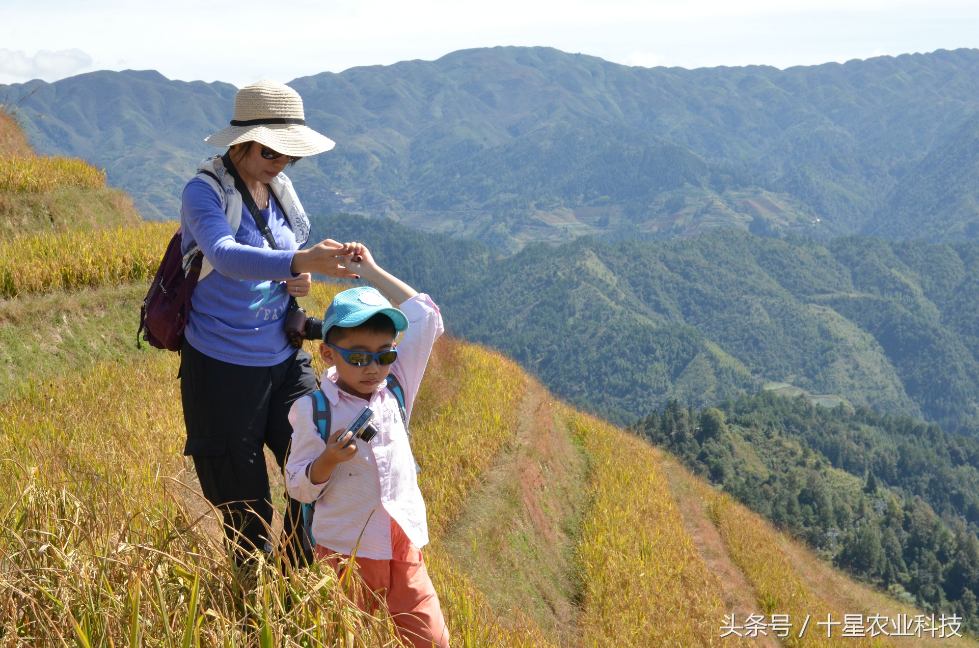龙胜瑶族大寨龙脊梯田，原创拍摄几十图，有美女出镜哦！