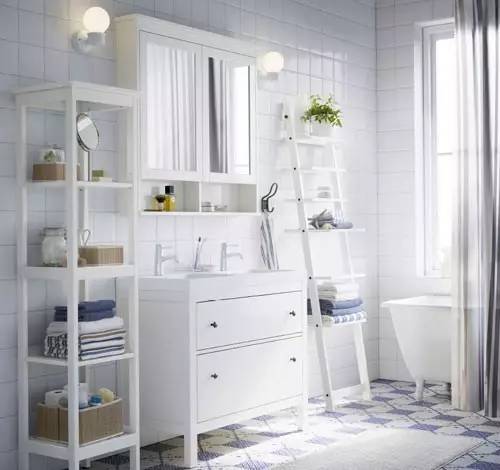 简约风装修浴室柜推荐,宜家小户型浴室柜