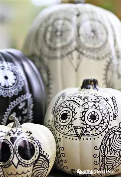 万圣节特色南瓜造型,万圣节的南瓜怎么装饰呢