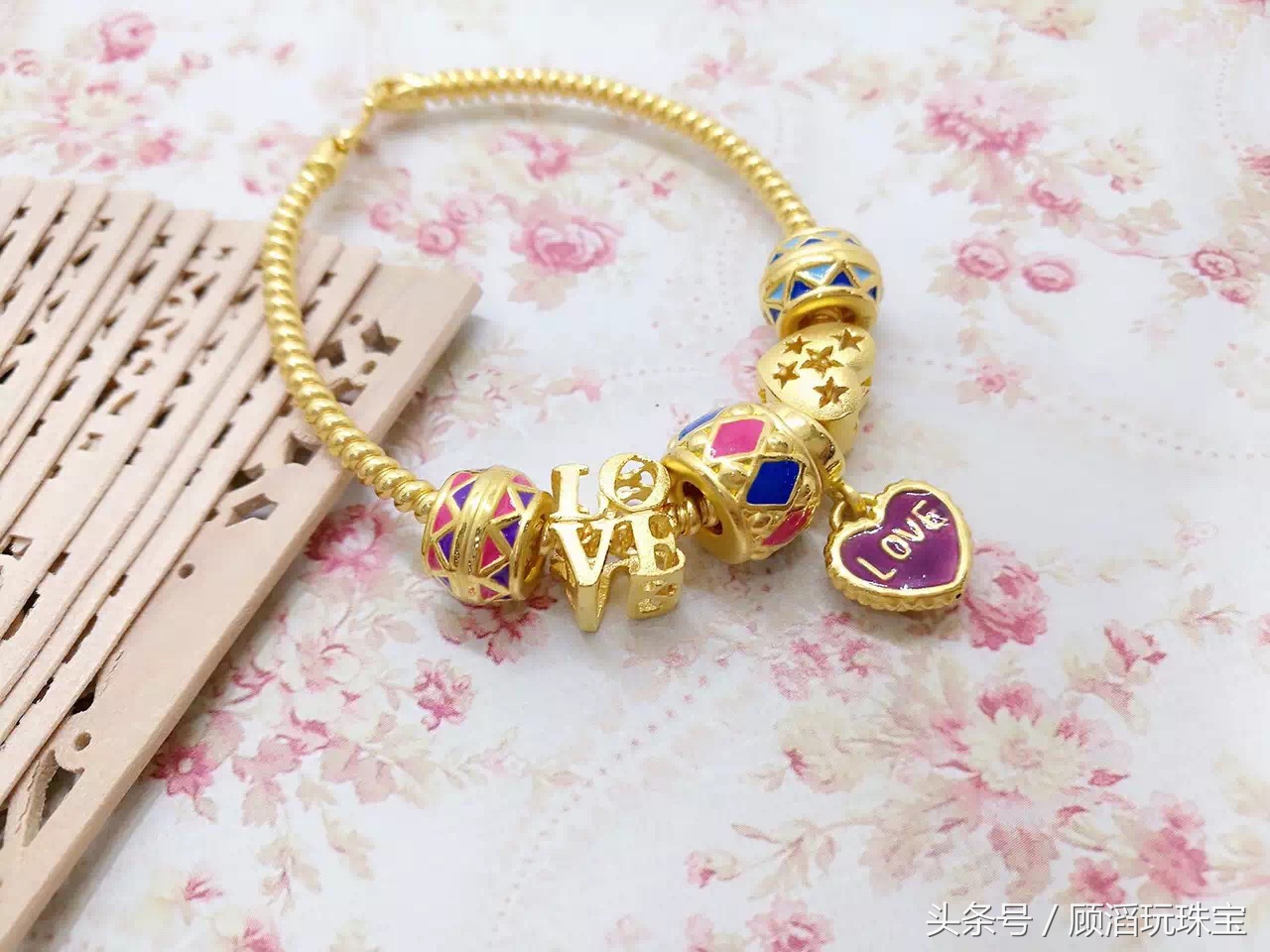 手工款黄金潘多拉手链,黄金款潘多拉手链结实么