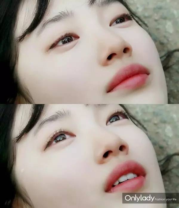 全智贤一字眉图片,全智贤的长直发看起来那么漂亮