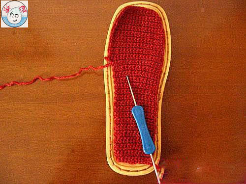 简单毛线拖鞋编织教程,文姐手工编织毛线拖鞋