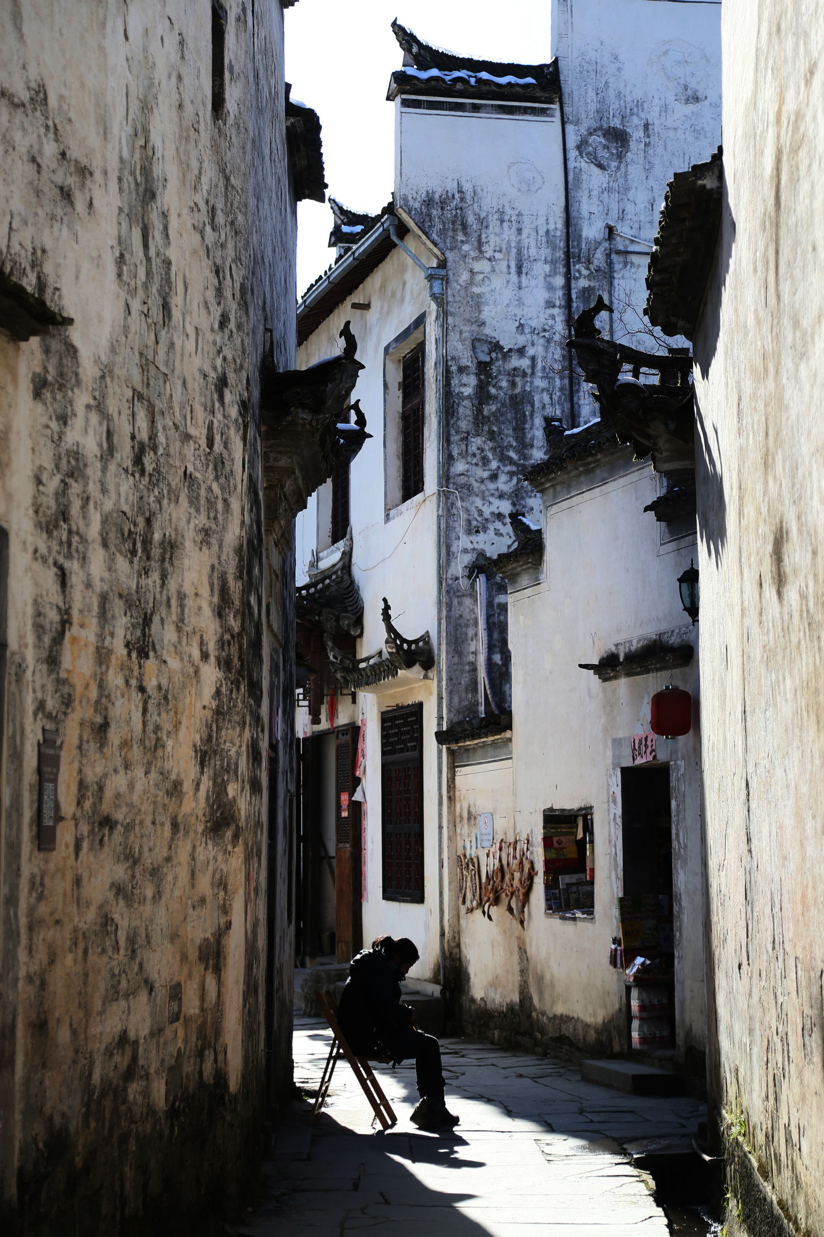 安徽风情小镇的徽州西递,梦回徽州下一句