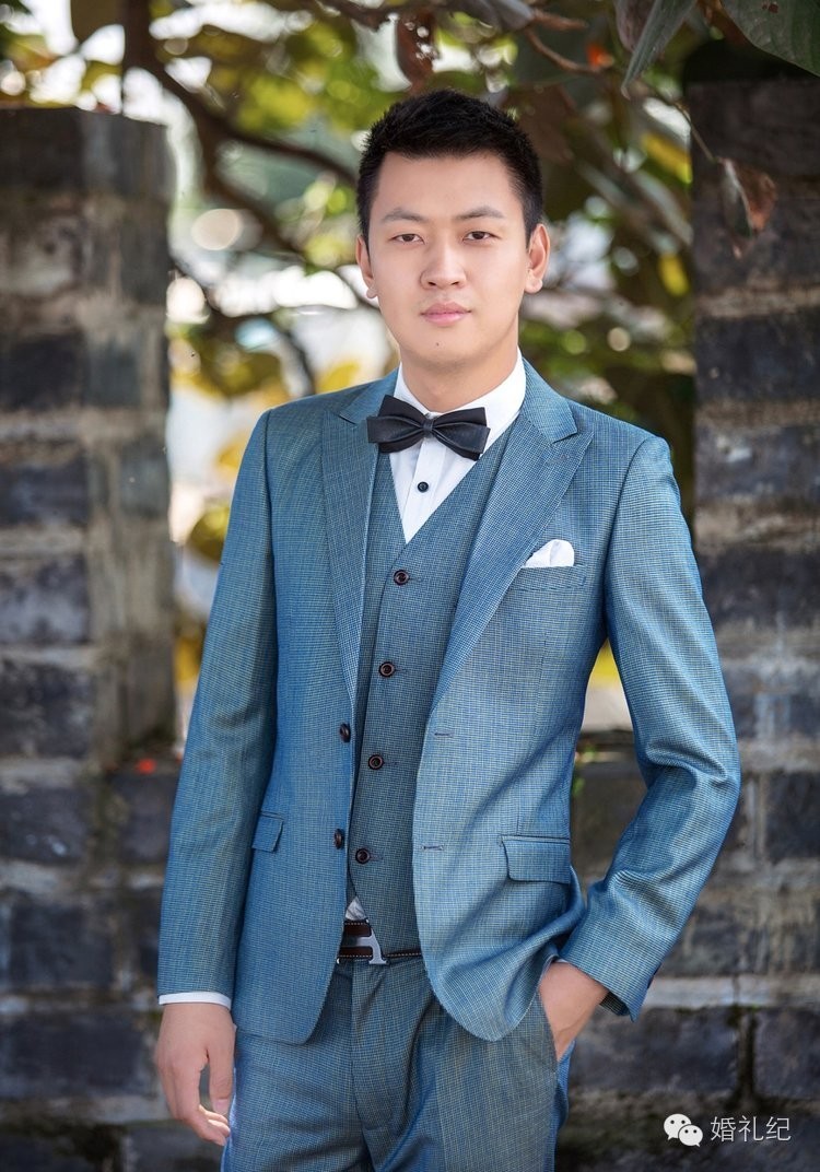 晒老公啦!老公发型对了婚纱照也能拍成韩剧海报哟