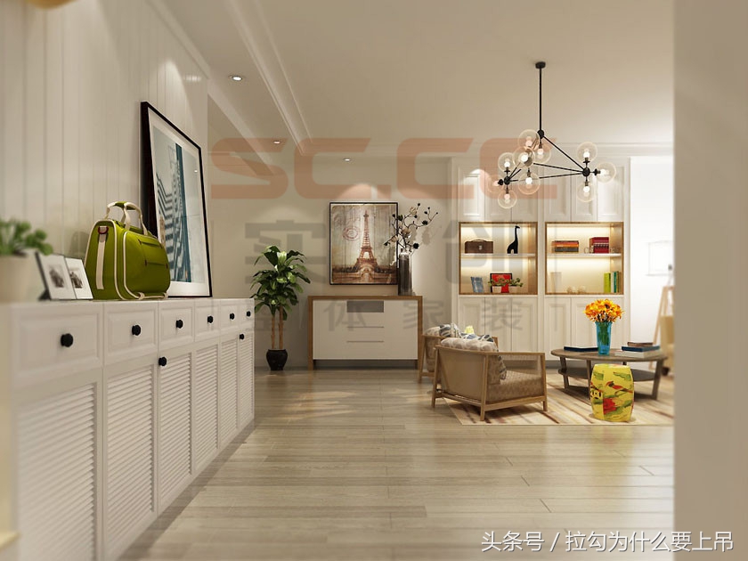 石家庄金鹏花苑旧房整体翻新变北欧风《遇见斯德哥耳摩》