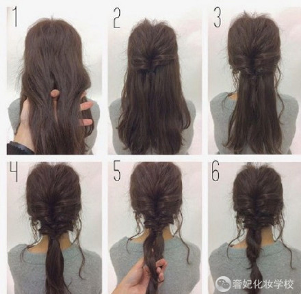 手残党好上手易学的编发教程,简单又随性的6款编发教程