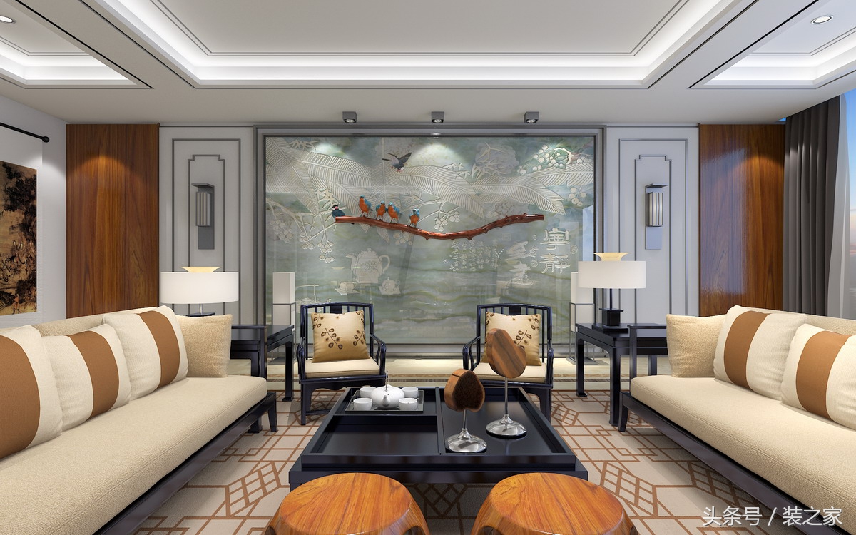 博弈彩雕艺术背景墙,佛山彩雕艺术背景墙