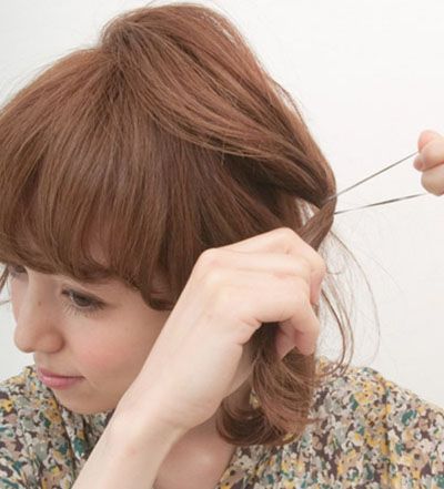 适合盘发的卷发发型,2021最洋气中短发型盘发