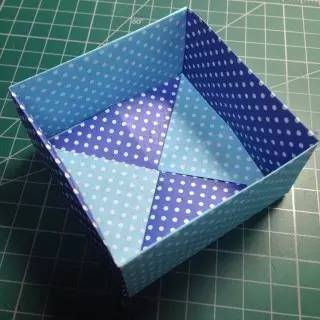 手工折纸生日礼盒小机关,折纸手工小礼盒