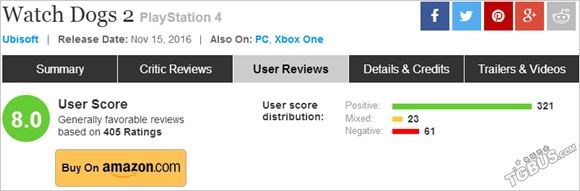 看门狗2细节程度对比,看门狗2玩家评价