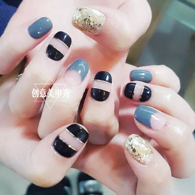 胖手显白简单美甲,短胖手适合做什么美甲