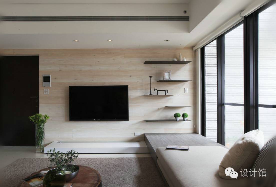 自己动手做木头电视背景墙,用木板做电视墙和电视柜