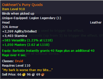 魔兽测试服：职业橙装补齐通用橙继续加强