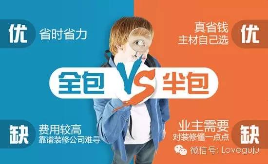 清包全包和半包哪个划算,清包半包全包怎么选才能不吃亏