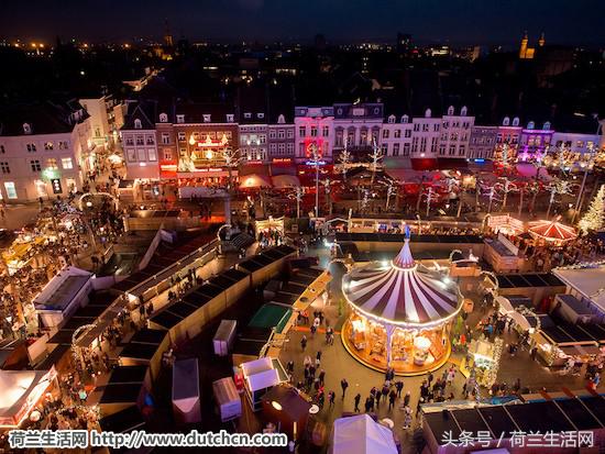 荷兰马斯特里赫特的“魔法圣诞”集市开幕啦！