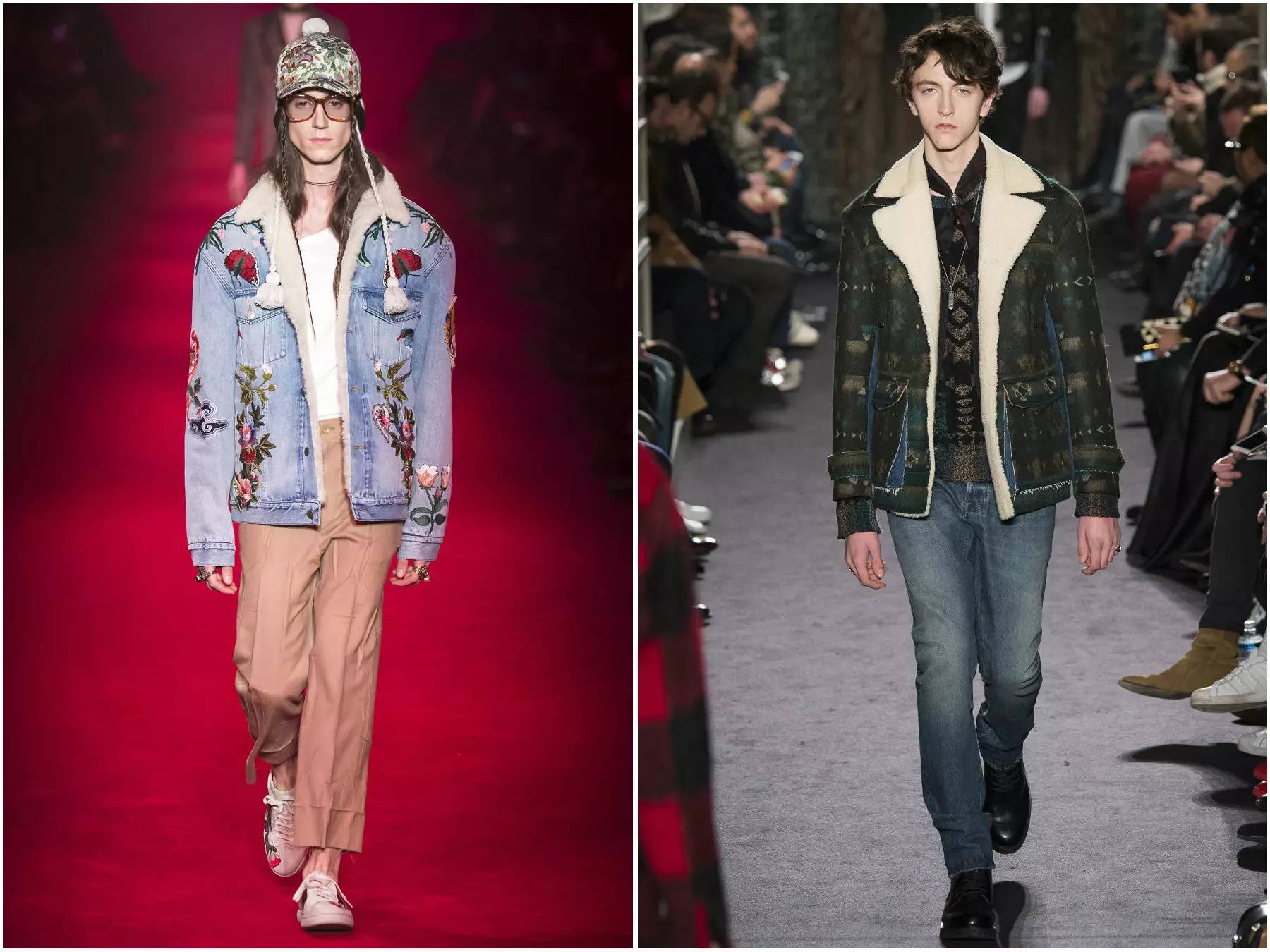 皮草羽绒搭配高级感冬天,真正皮毛一体的皮草外套