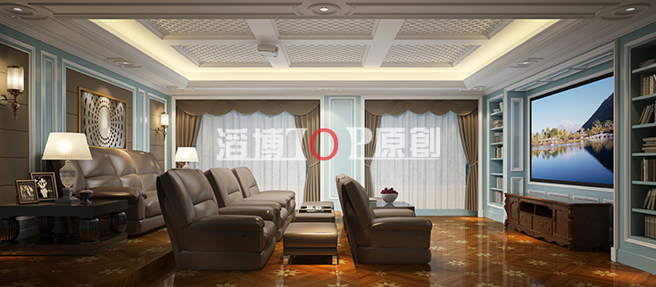 昆明呈贡客厅装修设计案例,昆明别墅装修设计案例
