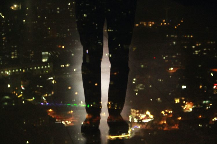 云上厦门看厦门夜景,海上看厦门