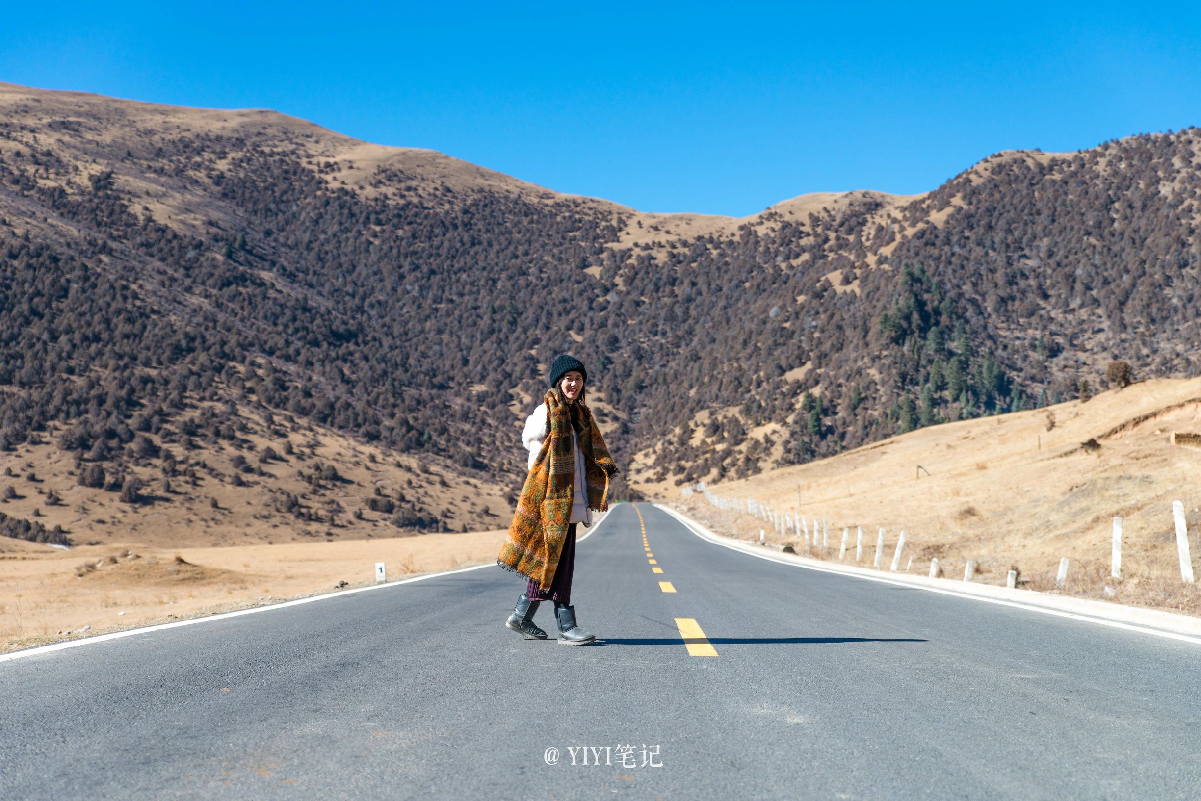 色达的冬天的美景,冬天的色达