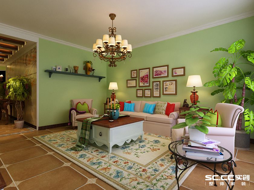 草木绿，游走在自然与时尚之间，鲁润静园216㎡