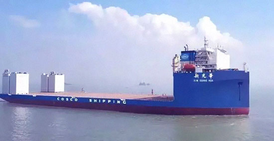 载重98000吨420公里电缆118个隔舱仅20月建成