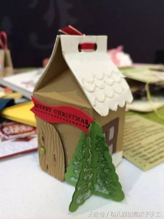 牛奶盒废物利用,特仑苏牛奶盒废物利用做手工吊饰