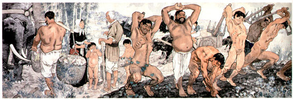 和徐悲鸿同一时期的画家,画家徐悲鸿代表作品