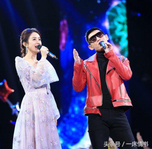赵丽颖和奥运冠军张继科唱歌视频,张继科赵丽颖跨年夜