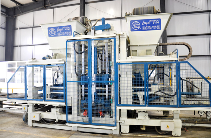 大型空心砌块砖机,走进多彩世界