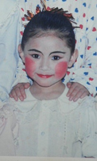 影楼风儿童照,90后经典童年影楼照