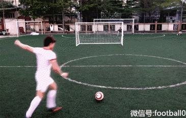 足球克里斯如何踢出弧线球,足球基本功弧线球