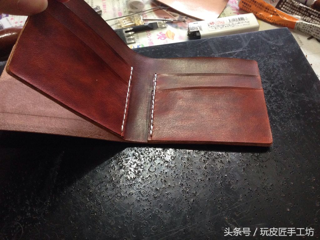 皮雕钱包手工制作视频,简易真皮手工钱包制作教程