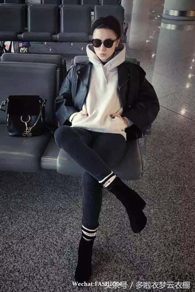 刘诗诗杨幂穿毛毛鞋,杨幂刘诗诗最新路透