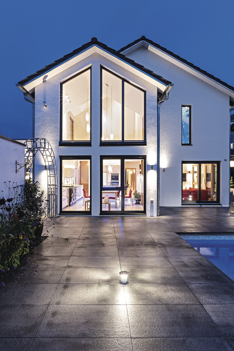 全是窗满眼全是落地窗采光最好自建房别墅赏析