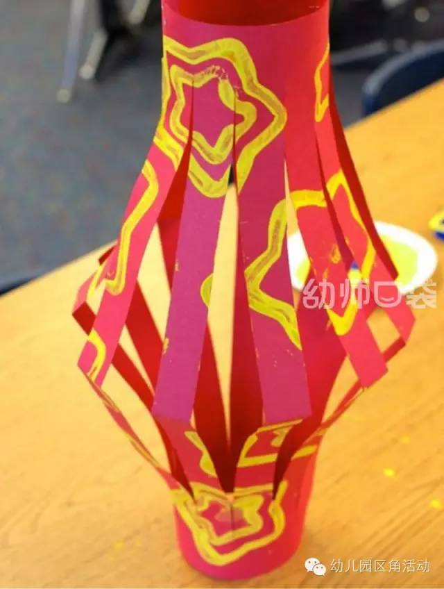 灯笼装饰幼儿园简单漂亮,幼儿园新年手工吊饰环创走廊灯笼