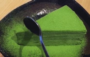 抹茶分层的乳酪蛋糕抹茶控看过来,抹茶控巧克力控看过来