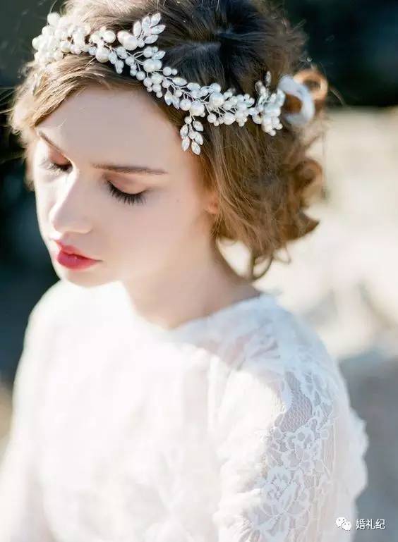 新娘皇冠发型推荐,韩式皇冠新娘发箍推荐