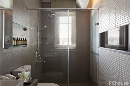 卫生间玻璃隔断用什么玻璃好,磨砂玻璃隔断和透明玻璃隔断