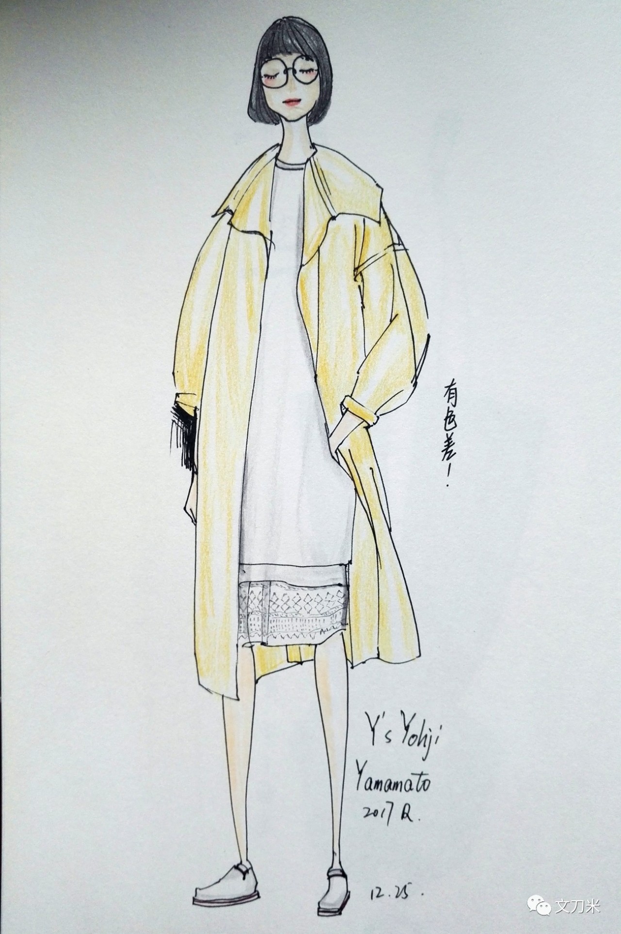 画画怎样穿衣服,风衣穿搭绘画教程