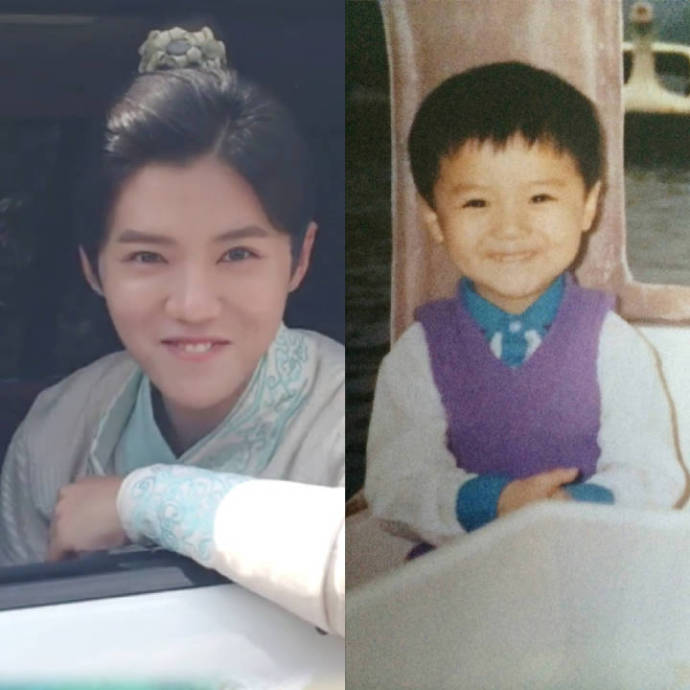 鹿晗自爆童年照,鹿晗童年照萌翻网友