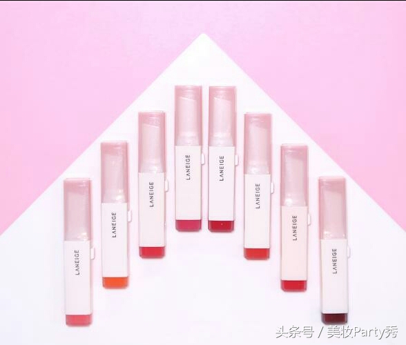 兰芝v型双色唇膏真人试色,兰芝双色唇膏11号色怎么涂