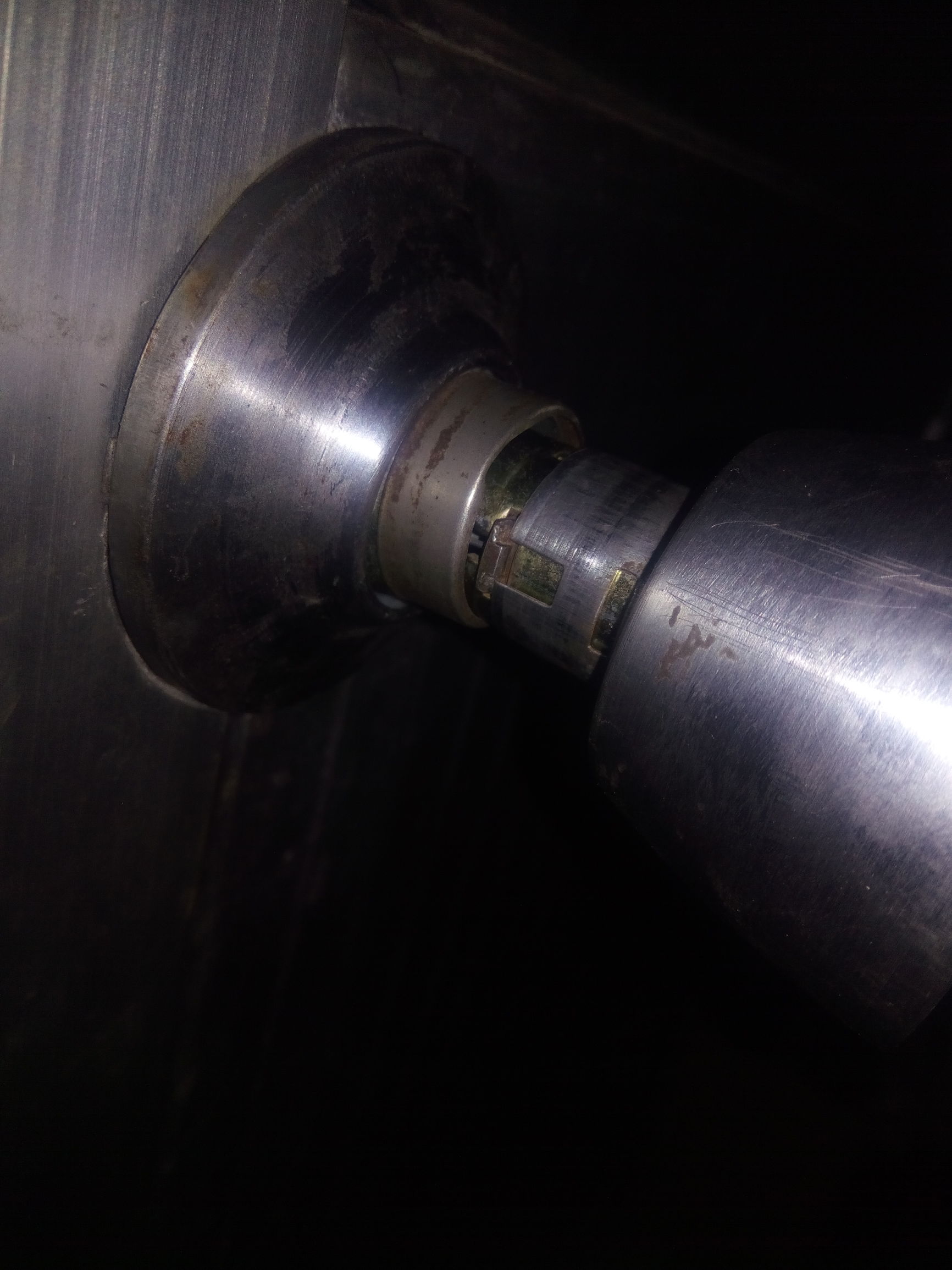 门把锁的组装,室内门圆把锁安装