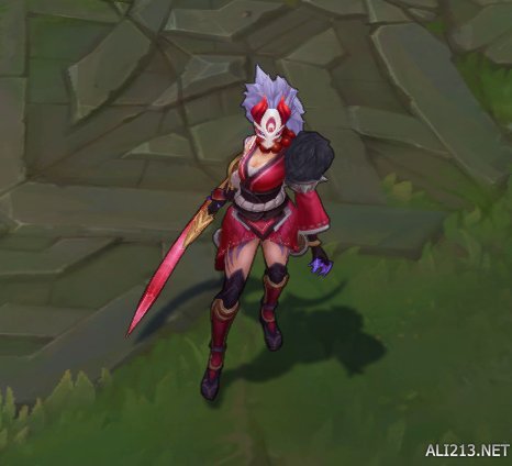 英雄联盟皎月的皮肤演示,英雄联盟腥红之月劫皮肤