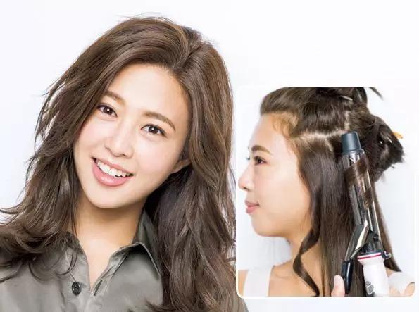 散头发自然好看的卷,头发懒人卷