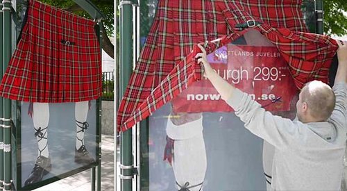 绝妙创意的公交车站